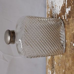 Antique 1942 Hip Glass Flask